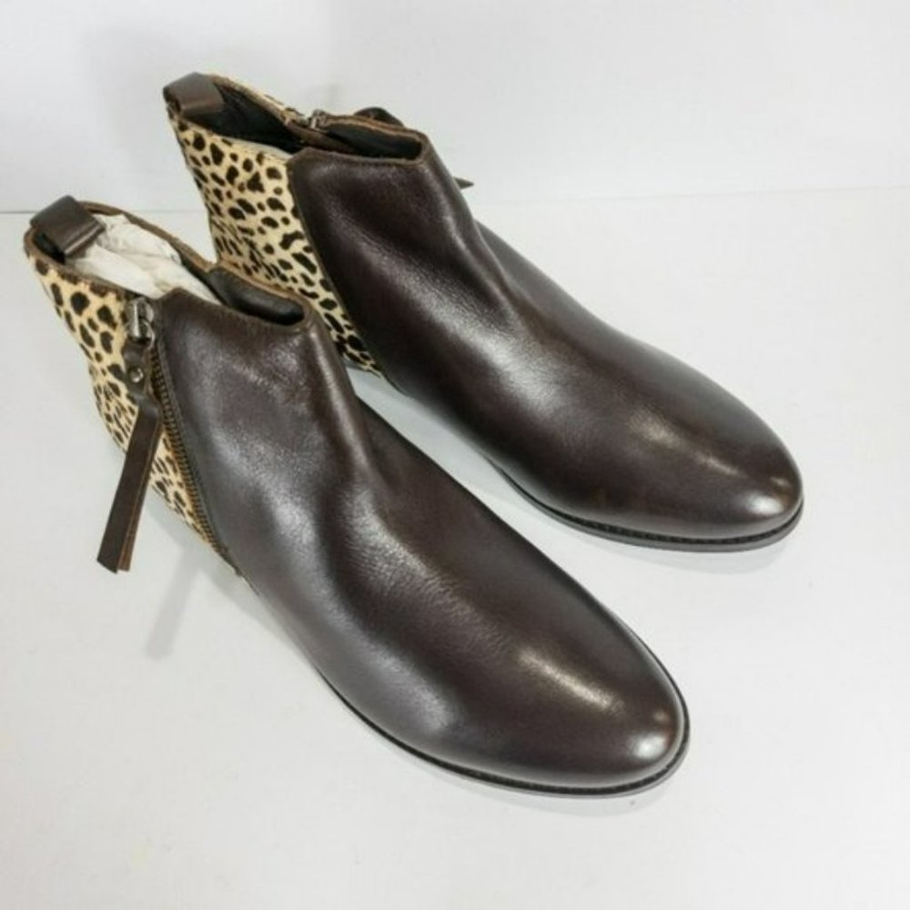 Journee Collection Shalece Ankle Boots Brown -11 - Picture 8 of 9